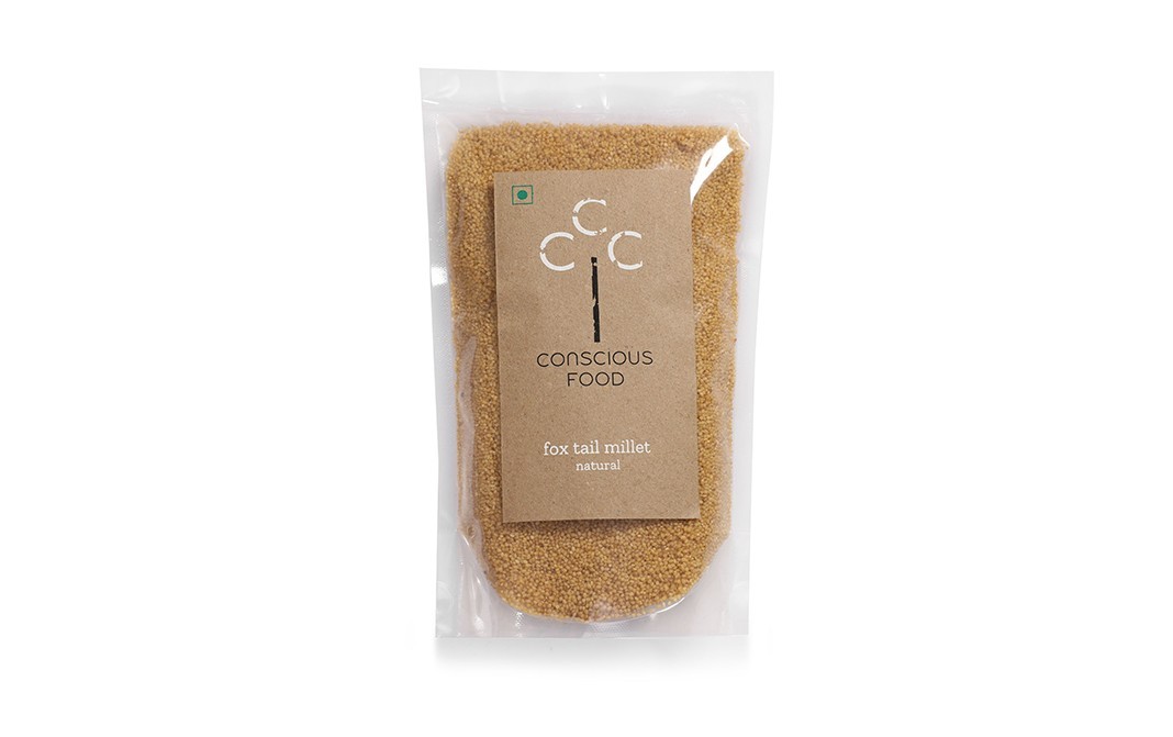Conscious Food Fox Tail Millet Natural   Pack  500 grams